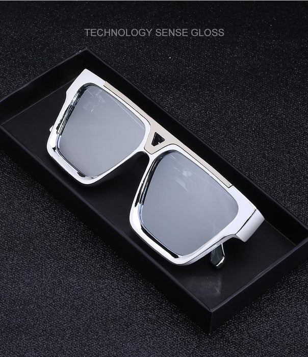 2022 New Box Sunglasses Punk Large Frame Sunglasses