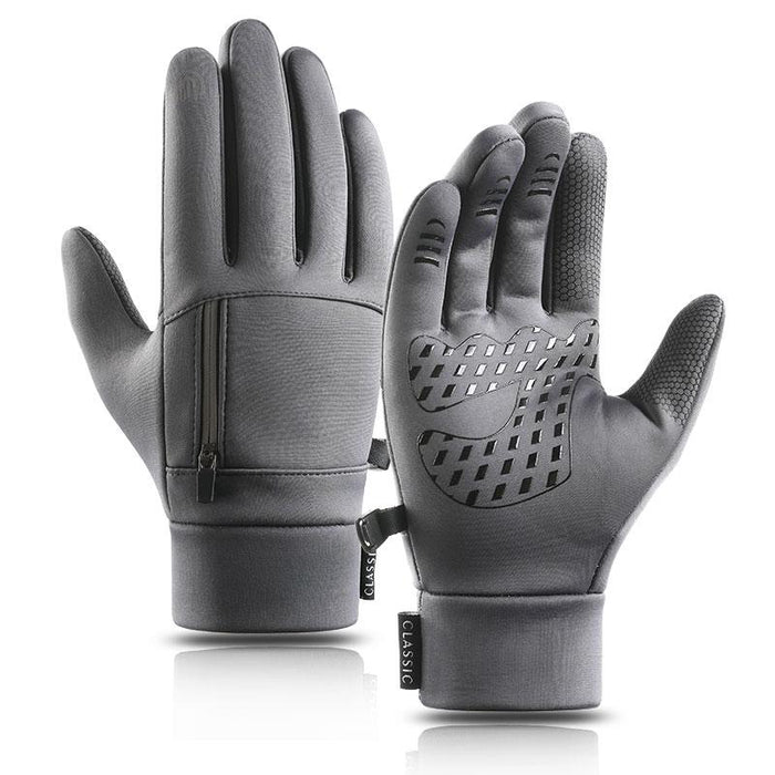 Touch Screen Men Cycling Gloves Waterproof