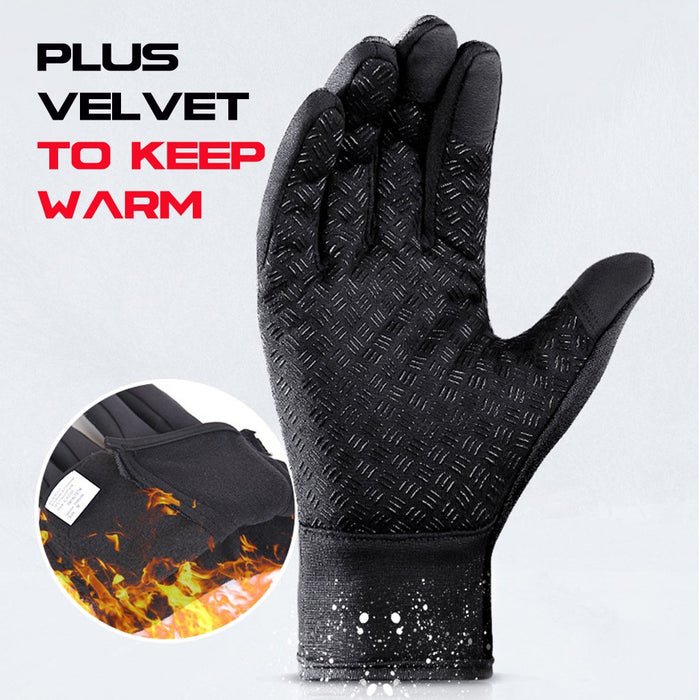 Winter Cycling Warm Touchscreen Full Finger Glove