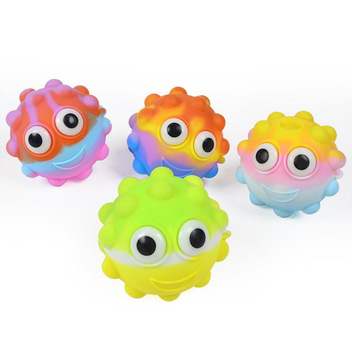 Ball decompression toy vent ball silicone eye bubble ball