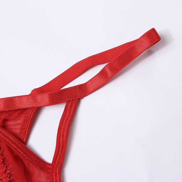 Sexy Hollow Lingerie Fashion Women Garter Underwear Set