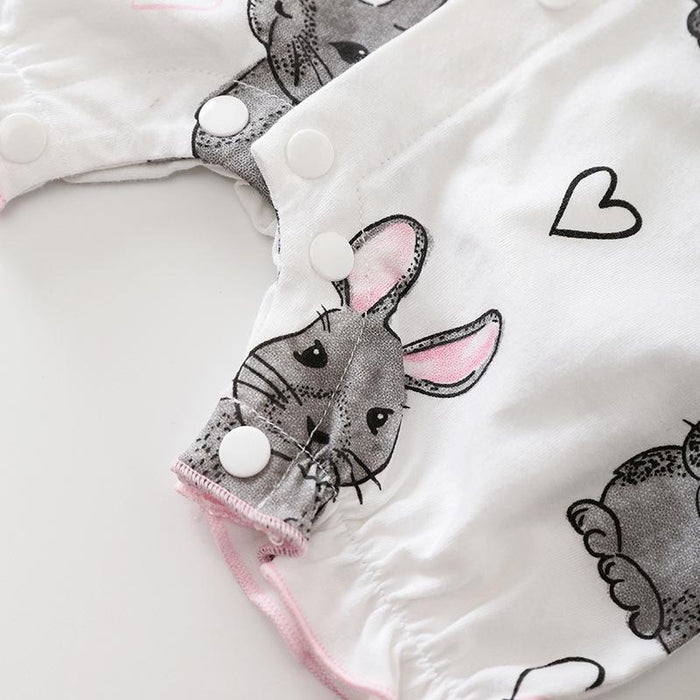 Summer Cute Rabbit Baby Jumpsuit
