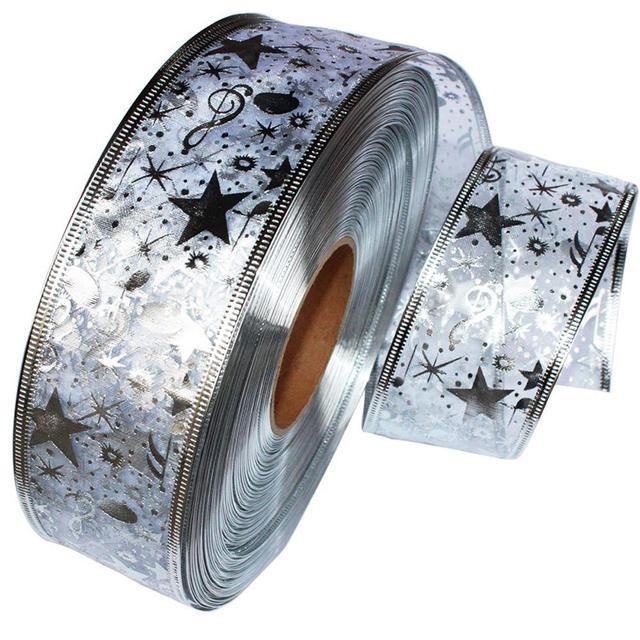 Christmas Ribbon Classic Wrapping Christmas Tree Ribbon Wreath Bows