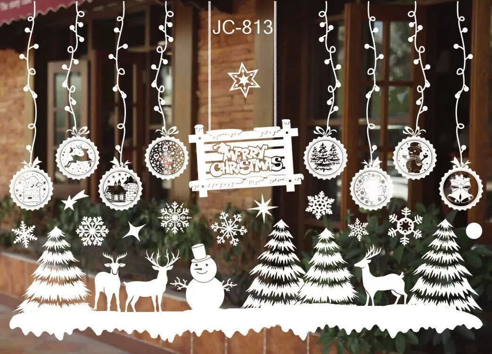 2022 Christmas Window Stickers