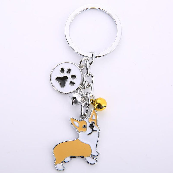 Creative Pet Dog Metal Keychain