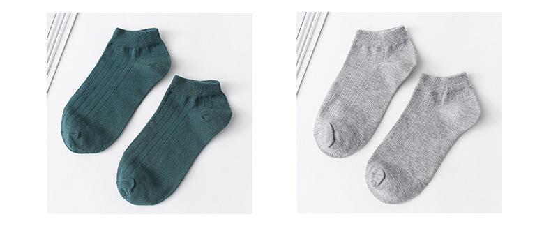 New Solid Color Boat Socks Short Low Cotton Socks