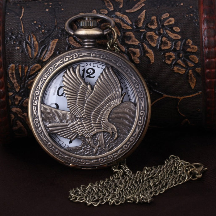 Large Eagle Wingless Vintage Pocket Watch Ll3732