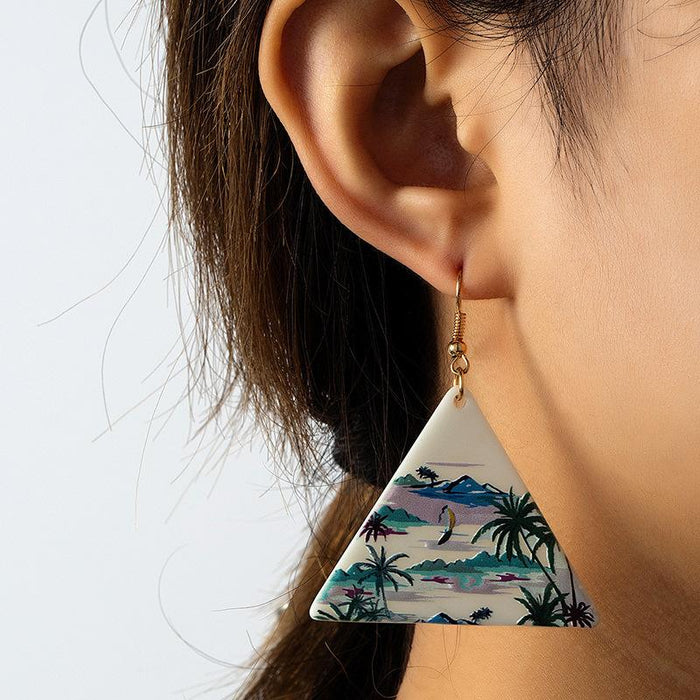 New Fashion Marine Green Women's Earrings
