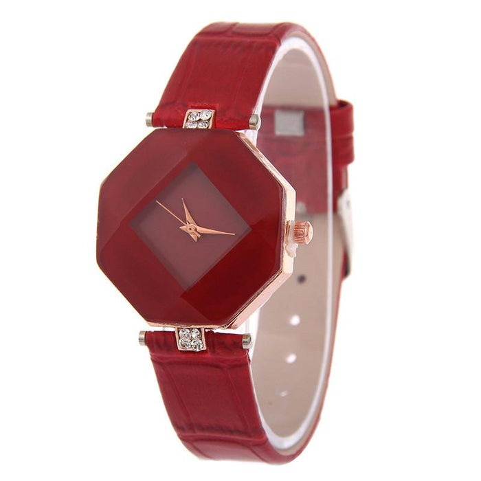 New Quartz Leather Watch Women Fashion Wristwatch