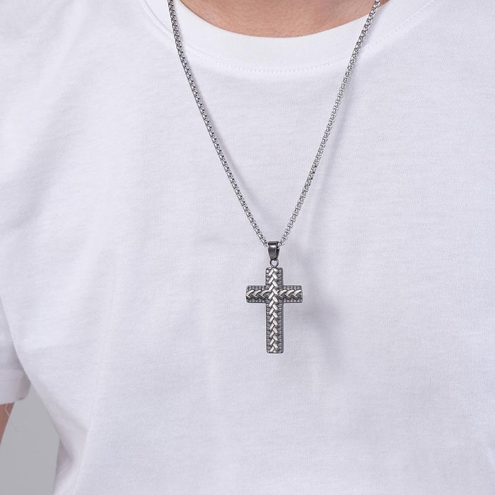 Men's Stainless Steel Casting Pendant Necklace Jewelry