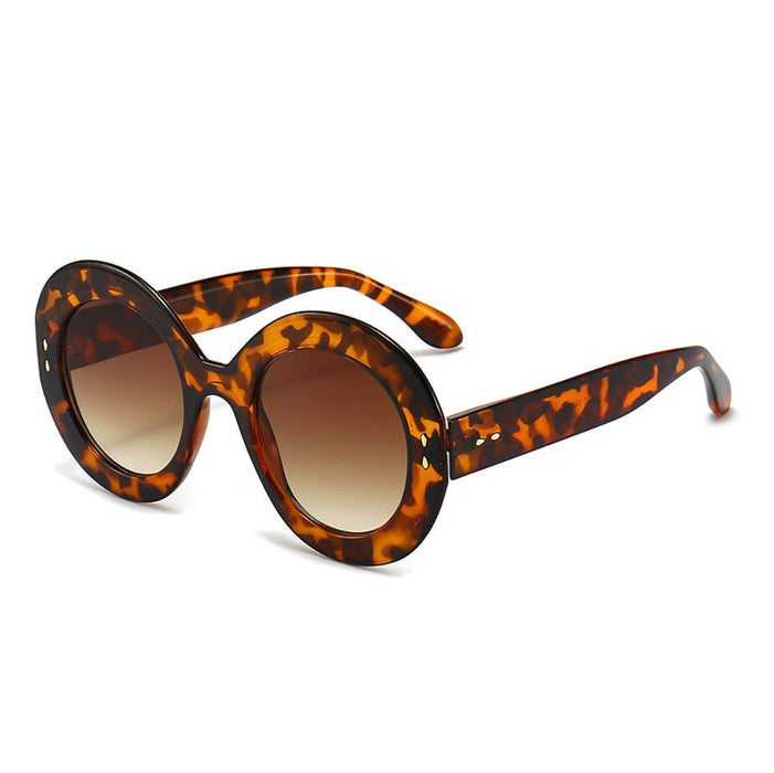 Rice nail round frame sunglasses RETRO SUNGLASSES