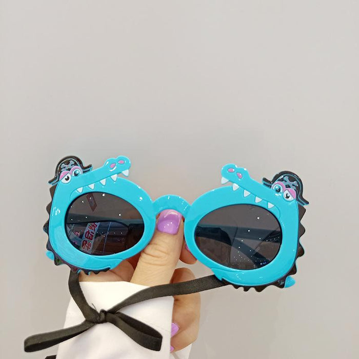 Cute Cartoon Pirate Crocodile Children's Sunglasses