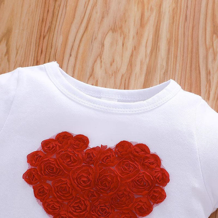 Love Pullover cotton dot short sleeve