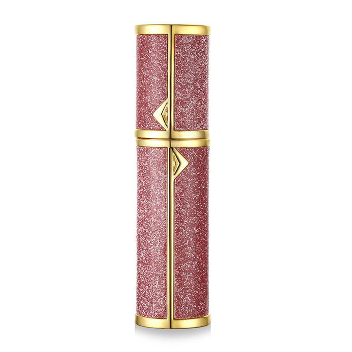 Bottled Bottoms Filled with 5ml High Grade Leather Traveling Portable Spray Bottle.