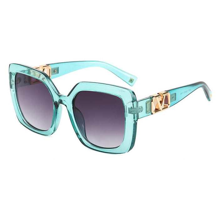 Box fashion sunglasses large frame sunglasses