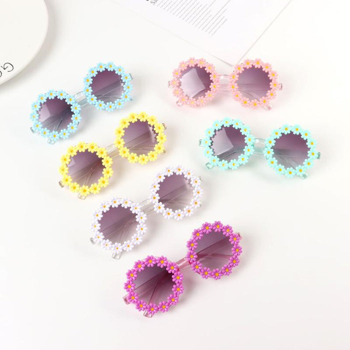 Children's Sunglasses small flower beach glasses