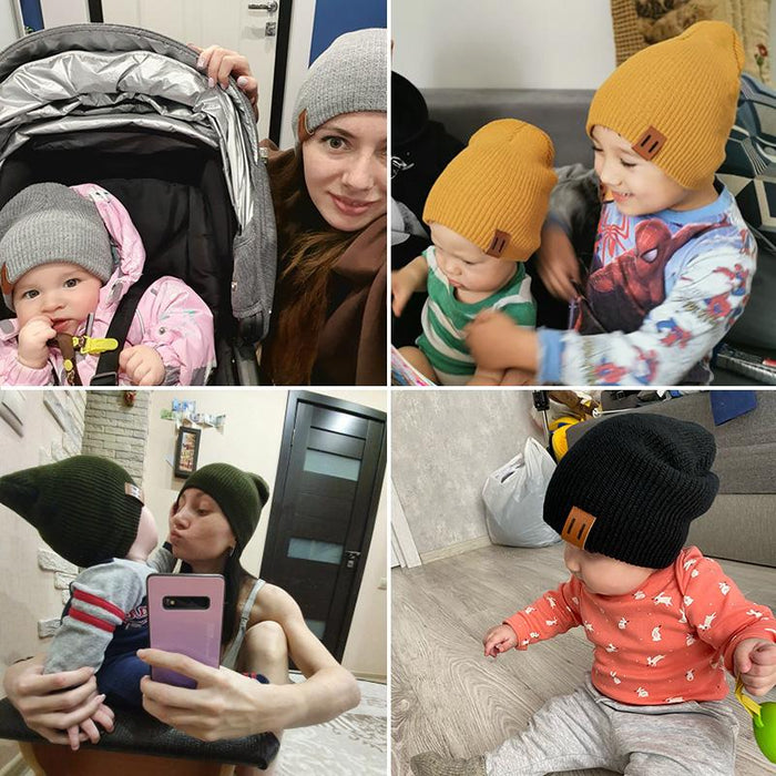 Winter New Adult Children Parent-child Hat