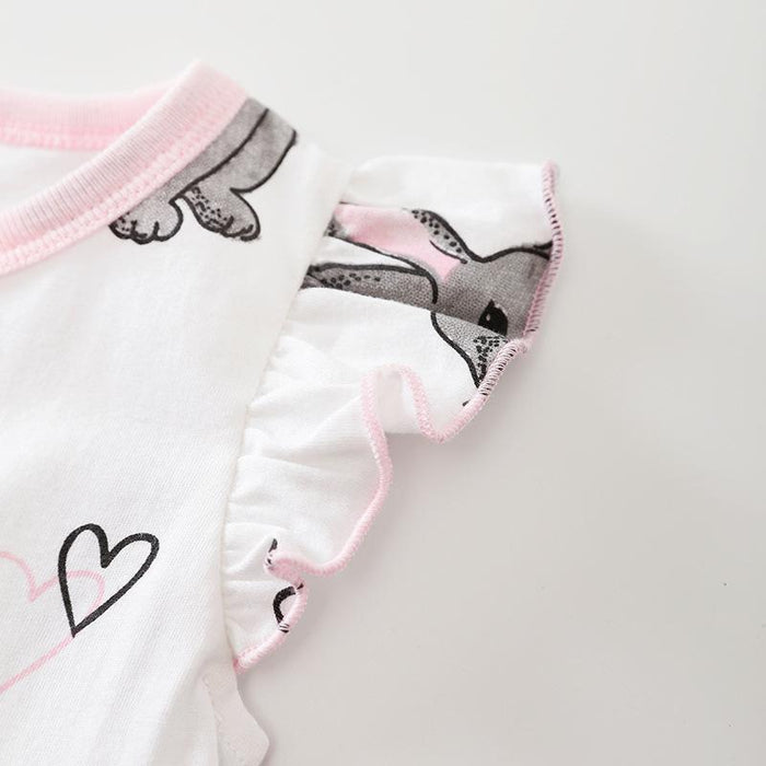 Summer Cute Rabbit Baby Jumpsuit