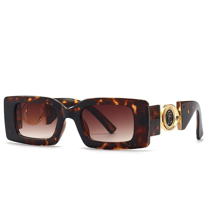 Small frame square sunglasses and sunglasses