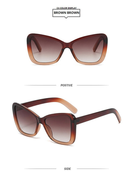 Cat's Eye Sunglasses contrast color trend Sunglasses