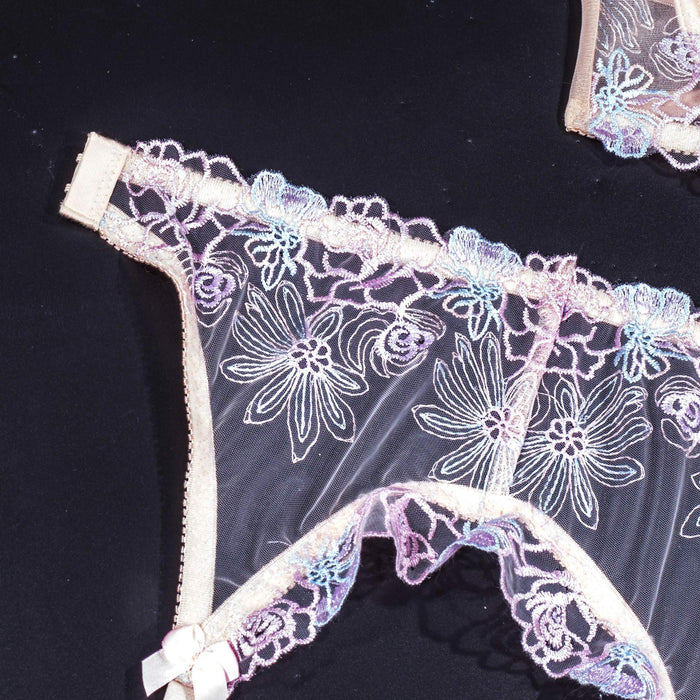 Sexy Lingerie Eyelash Lace Women Intimates Underwear Set