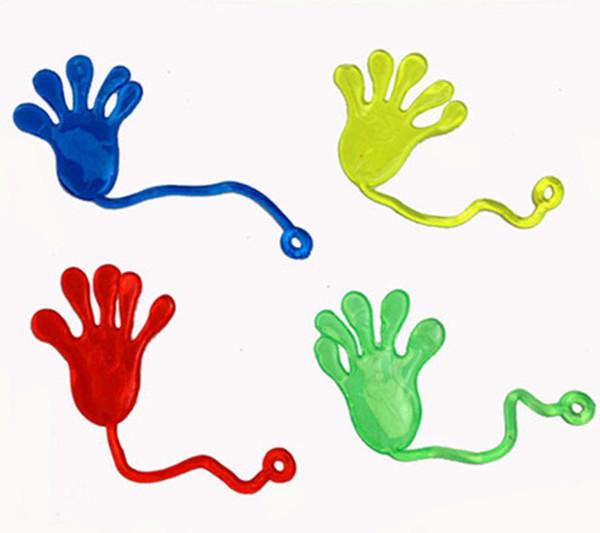 10Pcs Elastically stretchable sticky palm Climbing Tricky hands toys
