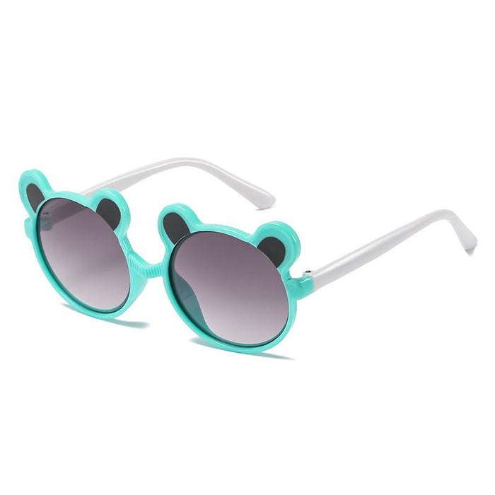 Round frame bear children's Sunglasses