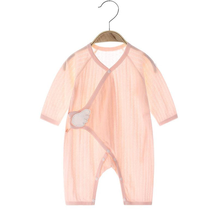 Summer Newborn Angel Wings Cotton Romper