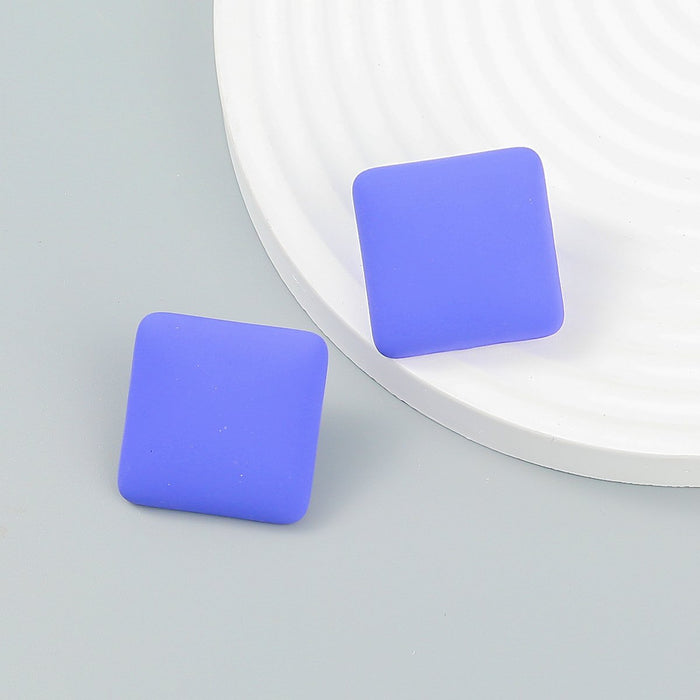 Simple Geometric LOVE Letter Stud Earrings