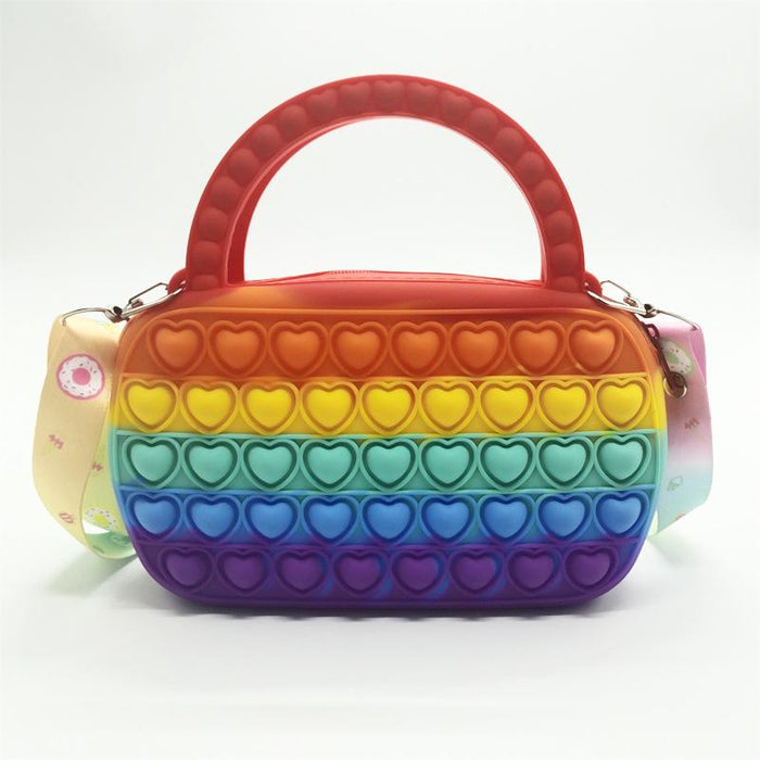 Kids Pop Bubble Mini Bag Handbag Messenger Bag
