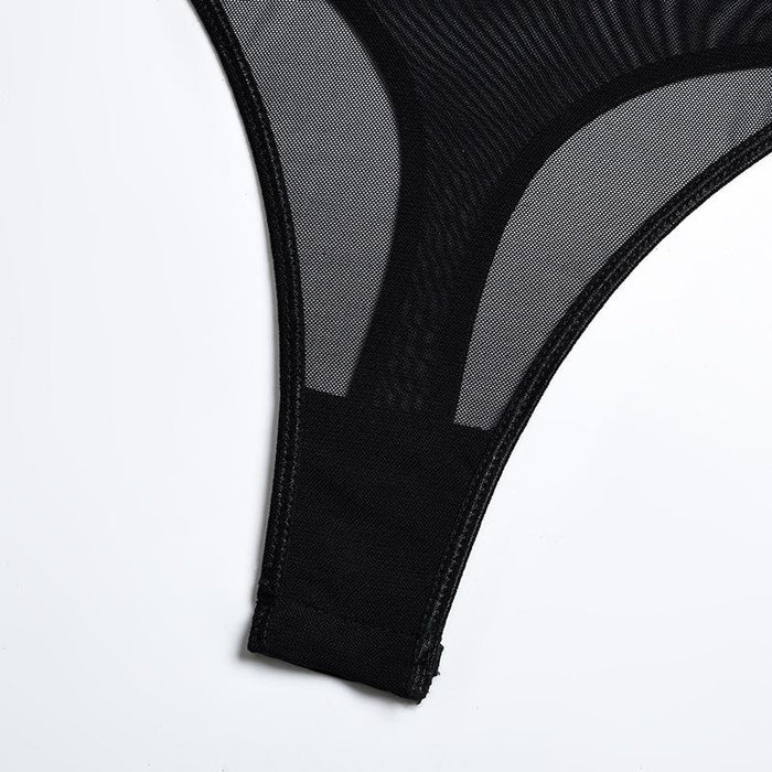 Women's Lace Mesh One-piece Lingerie Sexy Bodysuit