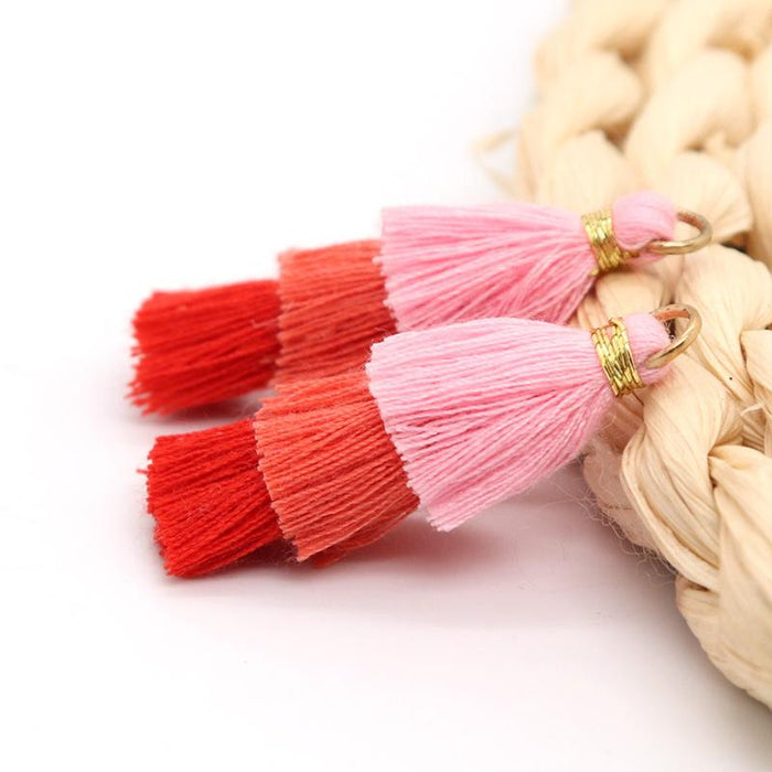 100 Pieces Three-layer Handmade Diy Tassel Pendant