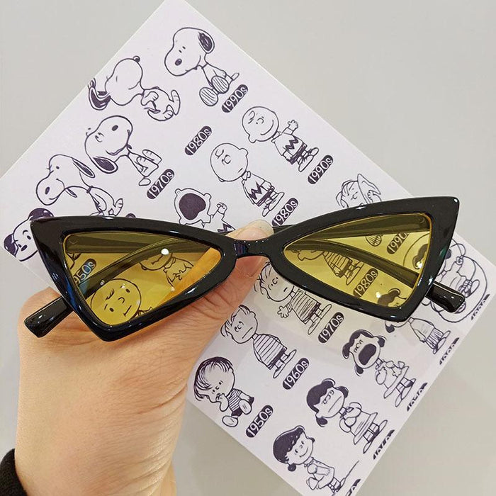 Retro Trend Triangle Frame Children's Sunglasses