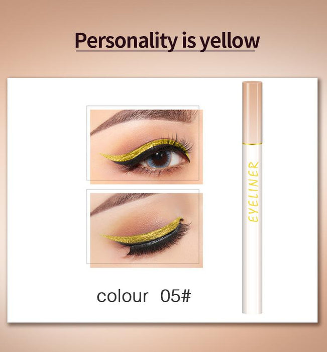 Waterproof and oil proof 6 colour Eyeliner