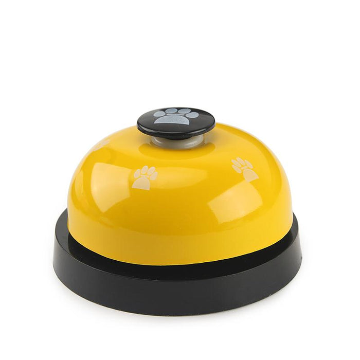 Pet Toy Training Called Dinner Small Bell Footprint Ring