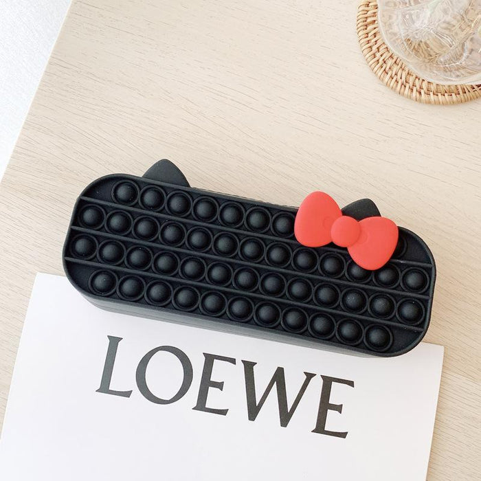 Unzip stationery storage silicone toys