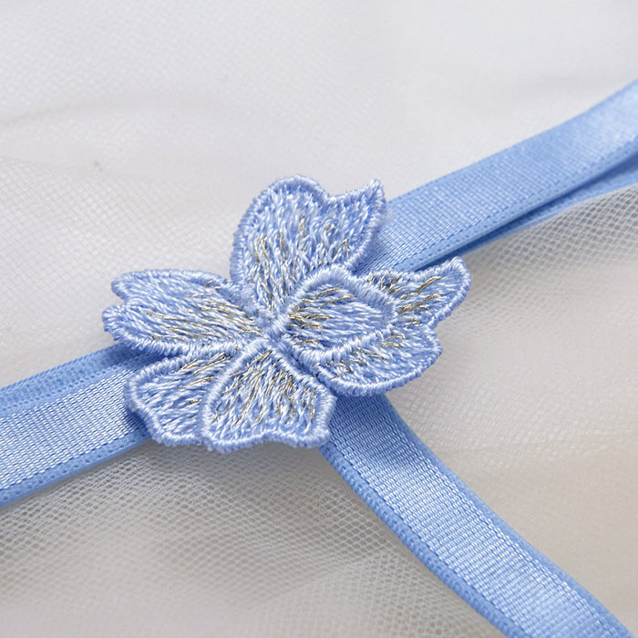 Sexy Flower Embroidered Lingerie Set Women Underwear