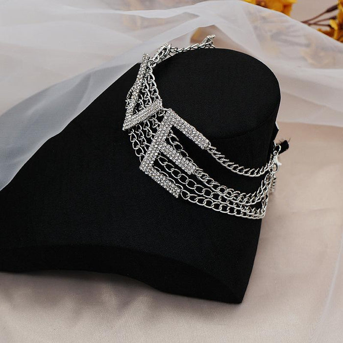 New Personalized Hip Hop Letter Love Fashion Women's Necklace