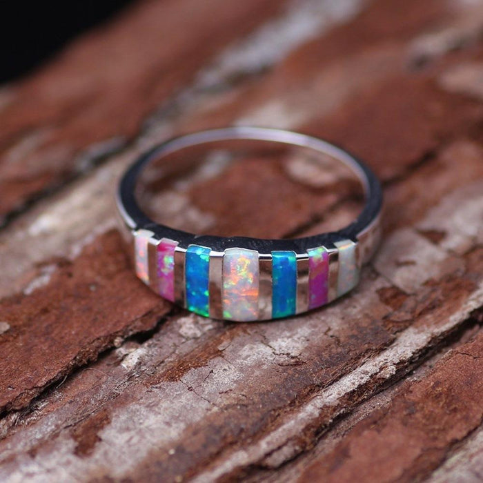 Natural Stone Ring Women's Jewelry