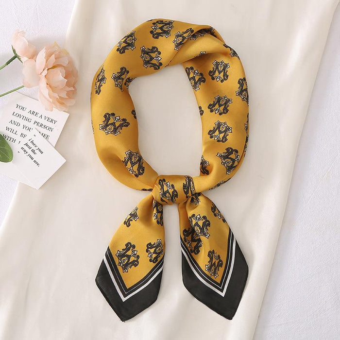 Imitation Scarf Women's Neck Versatile Square Scarf