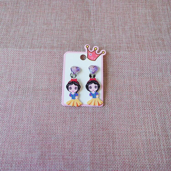 Children's Ear Clip Princess Earrings Cartoon Earrings Jewelry