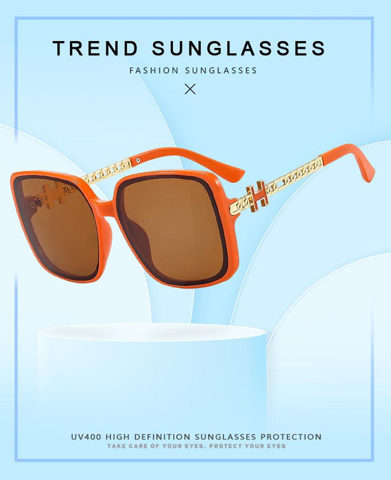 Large frame square Sunglasses