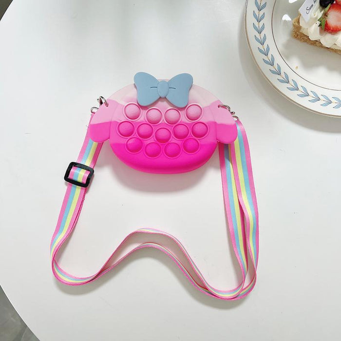 Bow powder diagonal bag toy