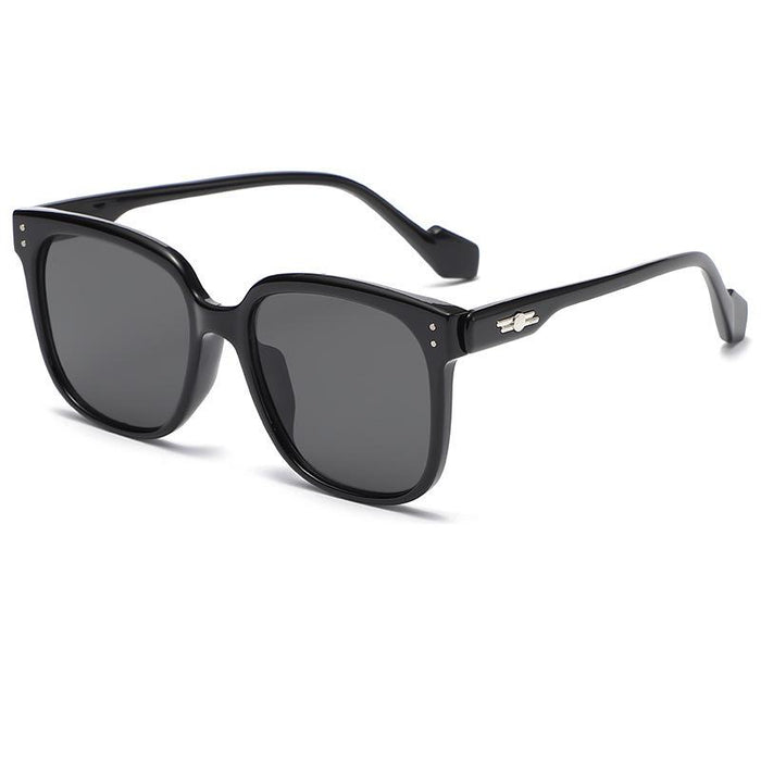 Men's and women's Retro square meter nail Sunglasses