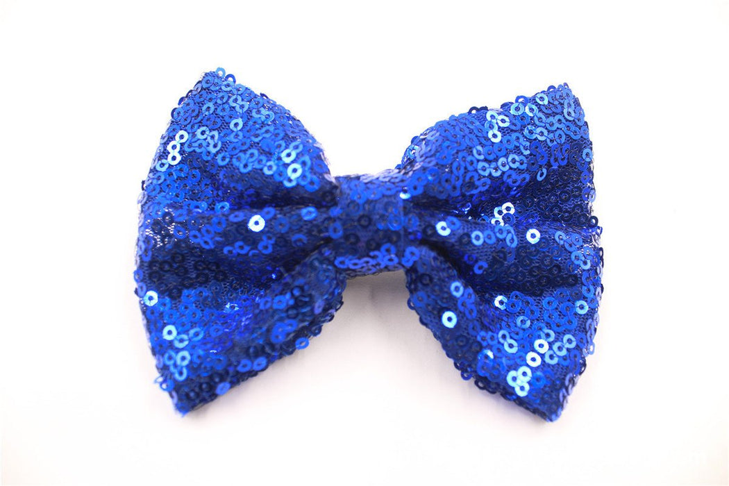 Sequin Bow Hair Clip