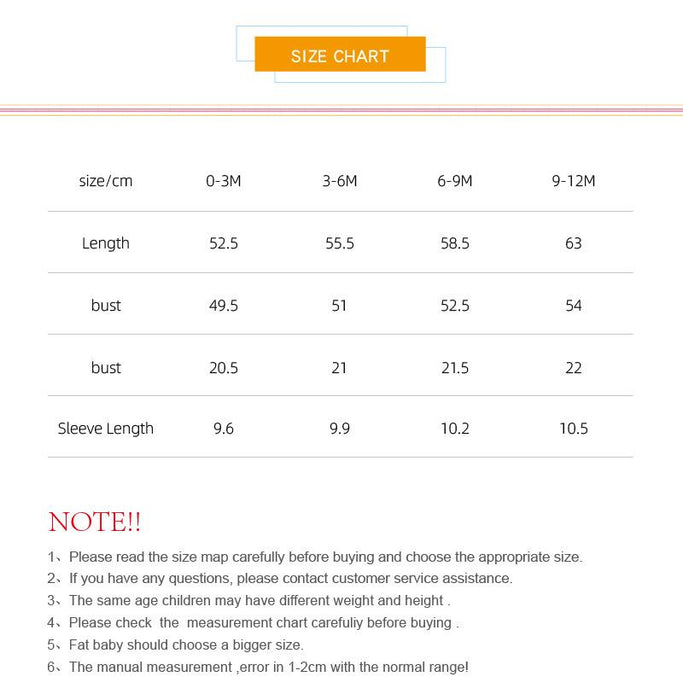 Baby Rainbow Printing Romper