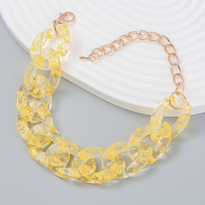 Fashion Jelly Acrylic Chain Resin Bracelet