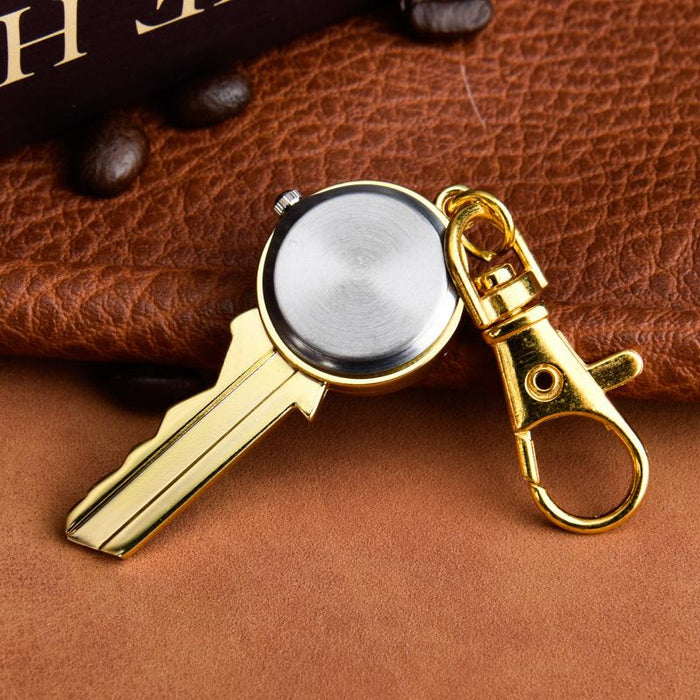 Fashion Necklace Gold Key Chain Pendant Watch Ll3698