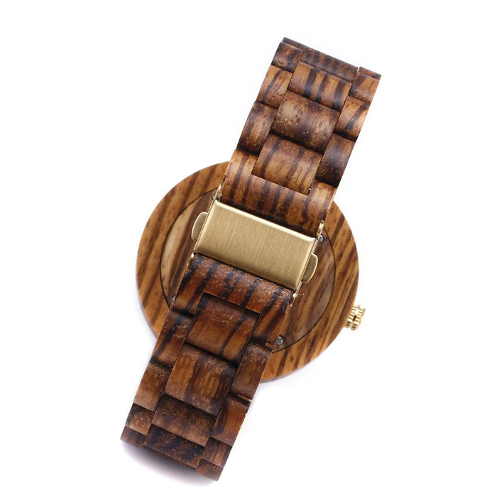 New Calendar Wooden Watch Men's Sports Watch Outdoor