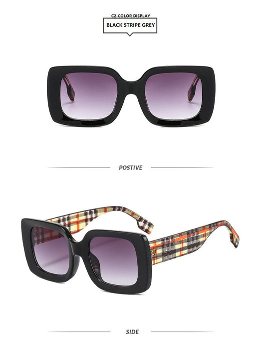 Box simple Retro Sunglasses